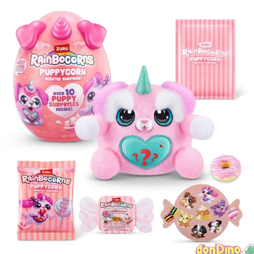 Puppycorn rainbocorns sorpresa perfumada - 10 sorpresas - peluche surtido