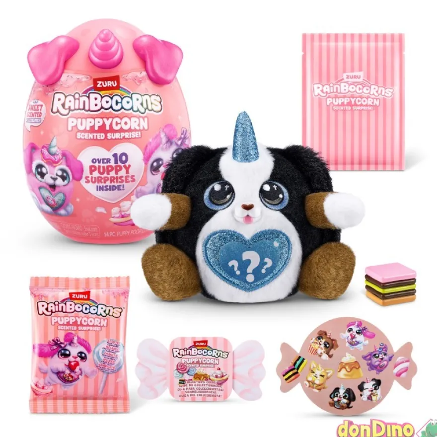 Puppycorn rainbocorns sorpresa perfumada - 10 sorpresas - peluche surtido