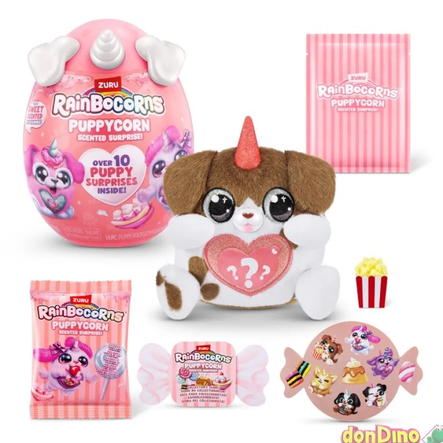 Puppycorn rainbocorns sorpresa perfumada - 10 sorpresas - peluche surtido