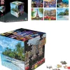 Puzzle cubo 3d viajes 6x36 216 pzas. - 6en1 -