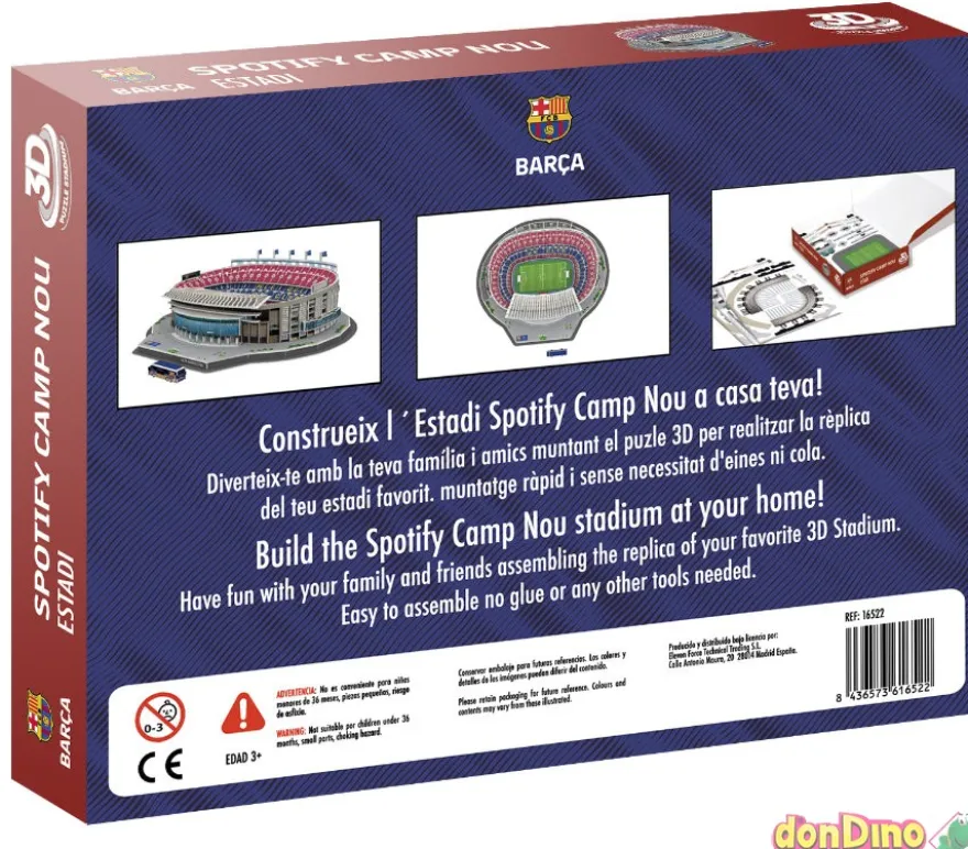 Puzzle 3d estadio spotify camp nou barça