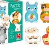 Puzzle magnetic 12 pzas. granja intercambiable