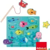 Puzzle pesca madera magnetico