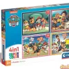 Puzzle progresivo 4 en 1 patrulla canina super color - 12,16,20,24 pzas.