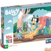 Puzzle 104 pzas. bluey super color
