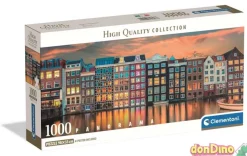 Puzzle 1000 pzas. bright amsterdam panorama - + poster incluido