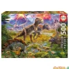 Puzzle 500 pzas.encuentro dinosauri