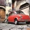 Puzzle 500 pzas. fiat 500 c/poster - high quality collection