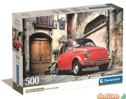 Puzzle 500 pzas. fiat 500 c/poster - high quality collection