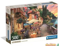 Puzzle 500 pzas. lago como con poster - high quality collection