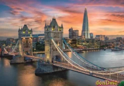 Puzzle 1500 pzas. london twilight c/poster - high quality collection