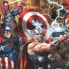 Puzzle 1000 pzas. marvel panorama + poster incluido