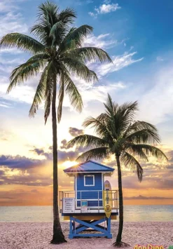 Puzzle 500 pzas.miami beach florida + poster incluido