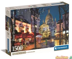 Puzzle 1500 pzas. montmarte, paris con poster - high quality collection