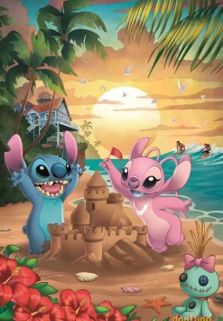 Puzzle 500 pzas. stitch disney con poster