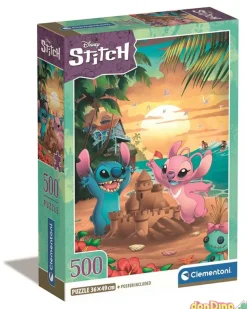 Puzzle 500 pzas. stitch disney con poster