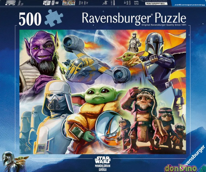 Puzzle 500 pzas. the mandalorian and grogu