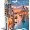 Puzzle 500 pzas. venecia iluminada con poster - high quality collection