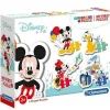 4 puzzles progresivos mickey mouse super color - 3-6-9-12