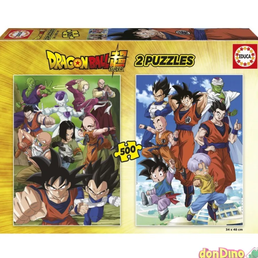 Puzzle 2x500 pzas. dragon ball super