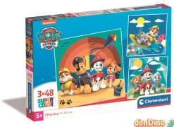 Puzzle 3x48 pzas. patrulla canina super color