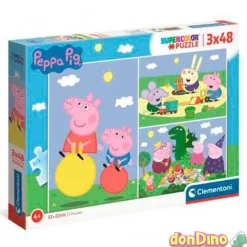 Puzzle 3x48 pzas. peppa pig