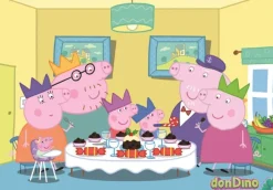 Puzzle 2x20 pzas. peppa pig super color