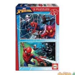 Puzzle 2x100 pzas. spider-man
