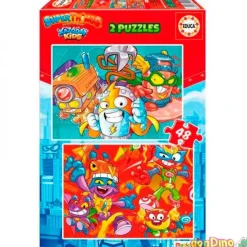 Puzzle 2x48 pzas. superthings kazoom kids