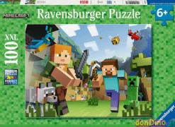 Puzzle xxl 100 pzas. minecraft steve y alex