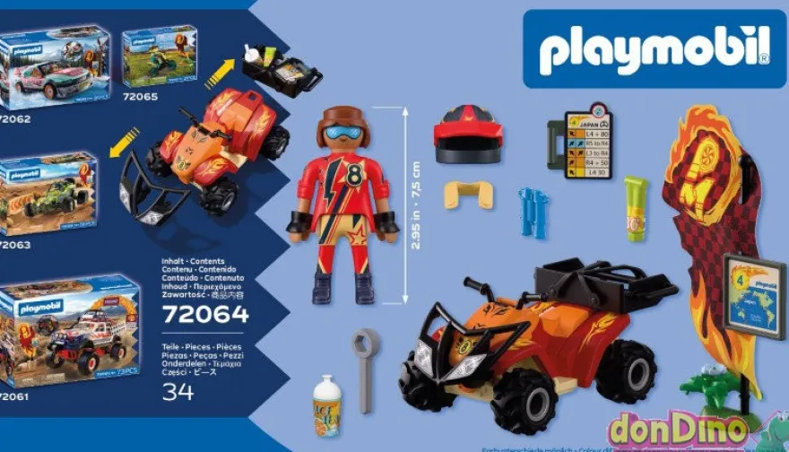 Quad todoterreno playmobil