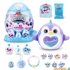 Rainbocorns frozen mania eggzania +10 sorpresas