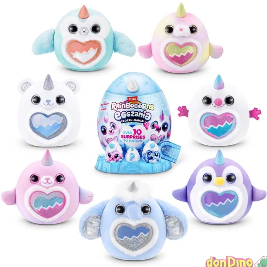 Rainbocorns frozen mania eggzania +10 sorpresas