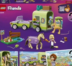 Remolque caballo y potrillo lego friends - 279 pzas.