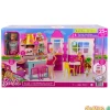 Restaurante cook'n grill barbie c/muñeca-25 piezas-6 zonas de juego-plegable