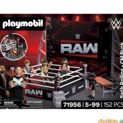 Ring raw wwe playmobil seth rollins vs cm punk - 152 pzas.