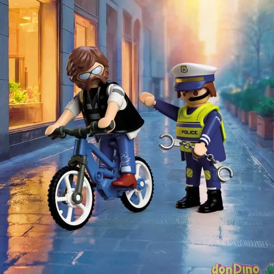 Robo de bicicleta playmobil