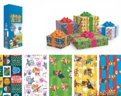 Rollo papel regalo patrulla canina 70x200 cm.