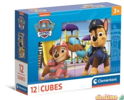 Rompecabezas 12 cubos patrulla canina