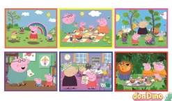 Rompecabezas 12 cubos peppa pig