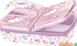 Sandwichera triple hello kitty