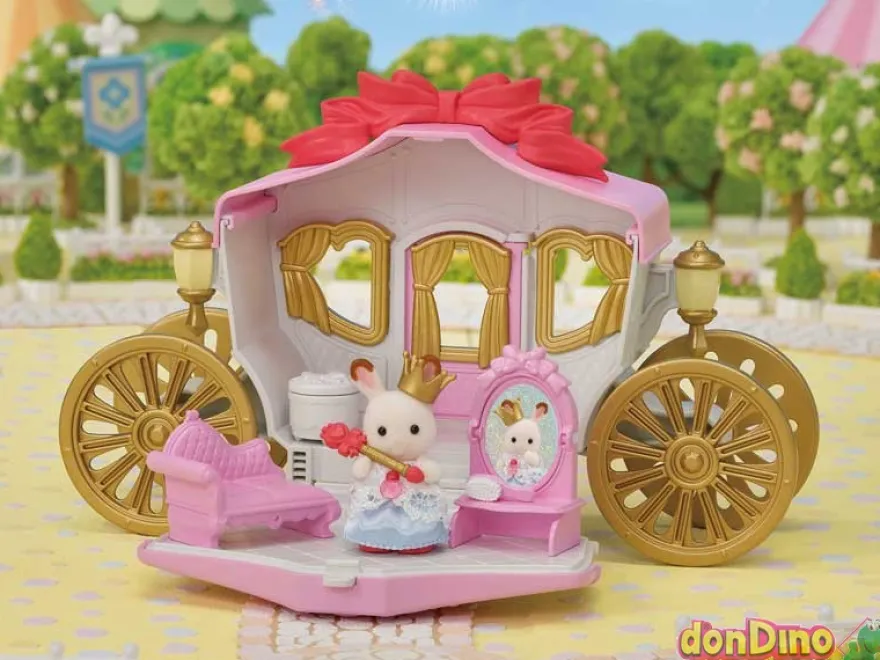 Set carroza real sylvanian families c/1 figura y accesorios