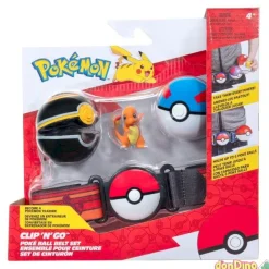 Set de cinturon poke ball pokemon clip'n'go