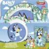 Set de vajilla 5 pzas. bluey microondas - plato,cuenco,vaso y set cubiertos