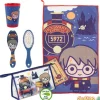 Set de viaje harry potter con vaso, cepillo y toalla