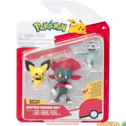 Set 3 Figuras Batalla Pokémon Surtidas