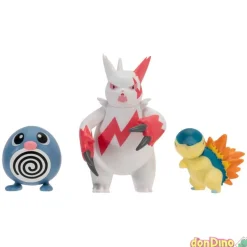 Set 3 Figuras Batalla Pokémon Surtidas