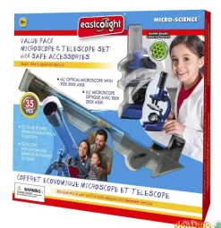 Set microscopio y telescopio 35 pz.