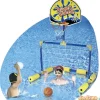 Set piscina 2 en 1 porteria+basket