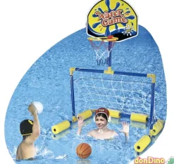 Set piscina 2 en 1 porteria+basket